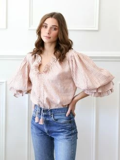 MILLE Rose Top, Siena Stripe