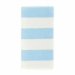 Heather Taylor Home Milos Napkin, Blue X White Live