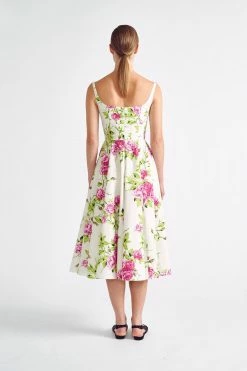 Emilia Wickstead Mona Dress, Pink Floral