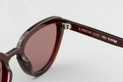 Lowercase Wear Opal Sunglasses, Ox Blood