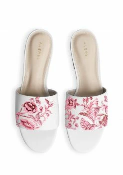 ALEPEL Eden Garden White Slide Wear