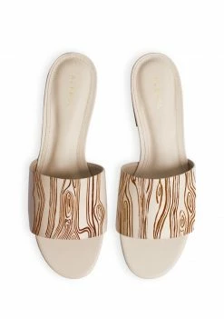 ALEPEL Wear Terracotta Wooden Beige Slide