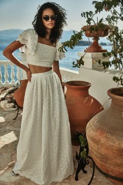 Caroline Constas Kassandra Skirt, White