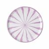 Pomelo Casa Casa Lila Salad Plate With Candy Cane Stripes Live