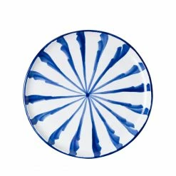 Pomelo Casa Casa Azul Salad Plate With Candy Cane Stripes Live
