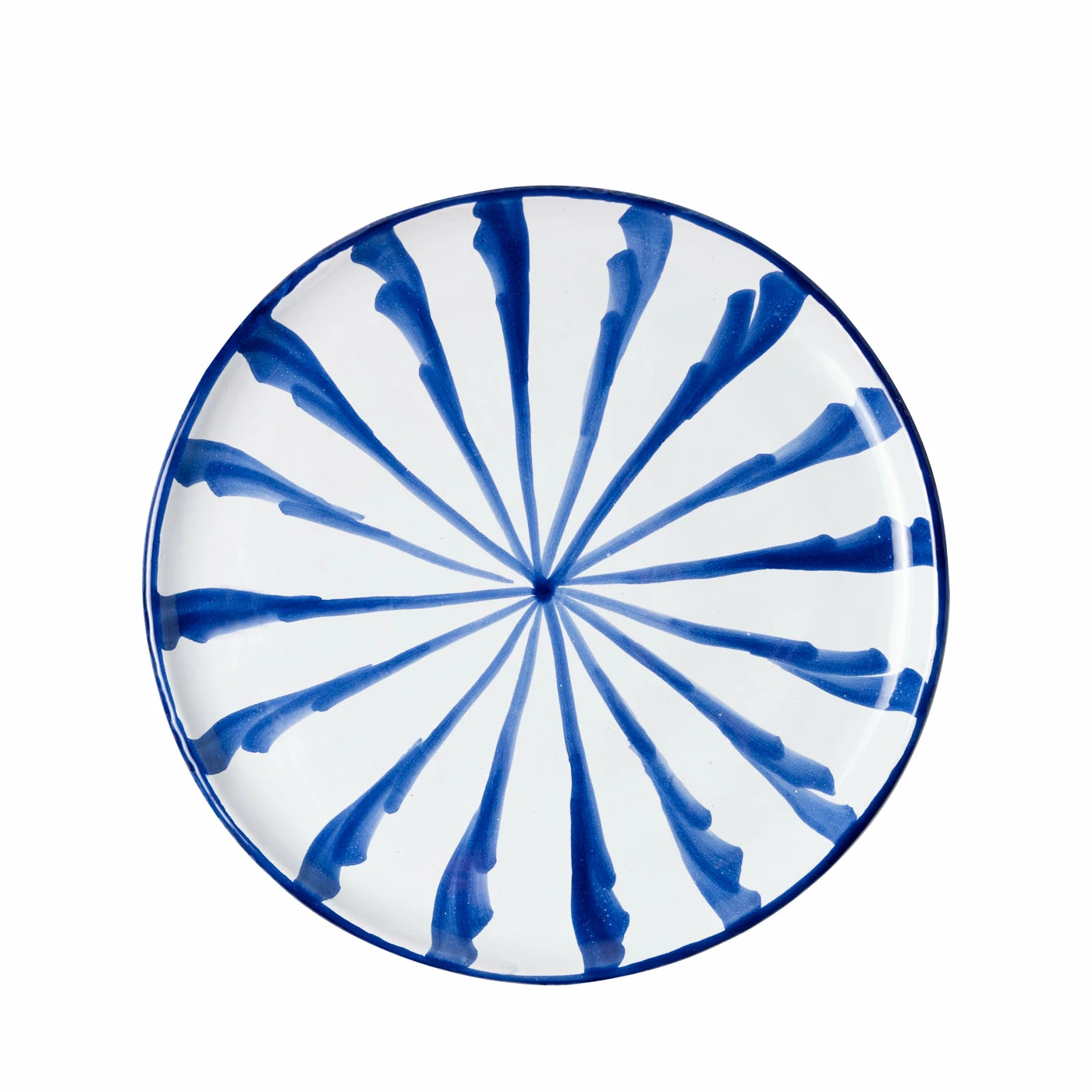 Pomelo Casa Casa Azul Salad Plate With Candy Cane Stripes Live 1 Pomelo Casa Casa Azul Salad Plate With Candy Cane Stripes Live