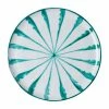 Pomelo Casa Live Casa Verde Dinner Plate With Candy Cane Stripes