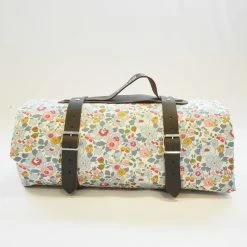 Coco & Wolf Home Décor & Accessories Picnic Blanket Made With Liberty Fabric BETSY GREY & CAPEL MUSTARD