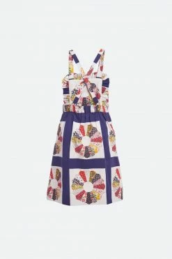 Sea NY Kids Pippin Apron Dress, Patchwork Wear 5 Sea NY Kids Pippin Apron Dress, Patchwork Wear