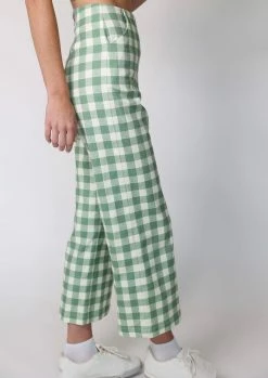 Byrdie Golf Social Wear Wear Kitty Trouser, Gingham