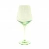 Estelle Colored Glass Live Wine Glass (Set Of 2), Mint Green