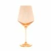 Estelle Colored Glass Live Wine Glass (Set Of 2), Blush Pink
