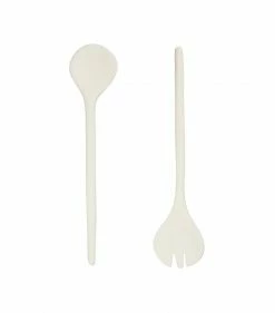 Tina Frey Live Medium Salad Servers, White