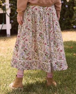 The Great Wear The Hillside Skirt, Cream Fresh Water Floral 5 The Great Wear The Hillside Skirt, Cream Fresh Water Floral