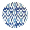 Tisch New York Ikat Placemat, Blue X Atlantic Blue Live