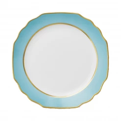 Maison Margaux Vienna Teal Dinner Plate Live