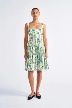 Emilia Wickstead Yuna Dress, Blue Rose