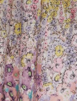 Zimmermann Jude Scallop Midi Dress, Peach Gradient Floral 7 Zimmermann Jude Scallop Midi Dress, Peach Gradient Floral